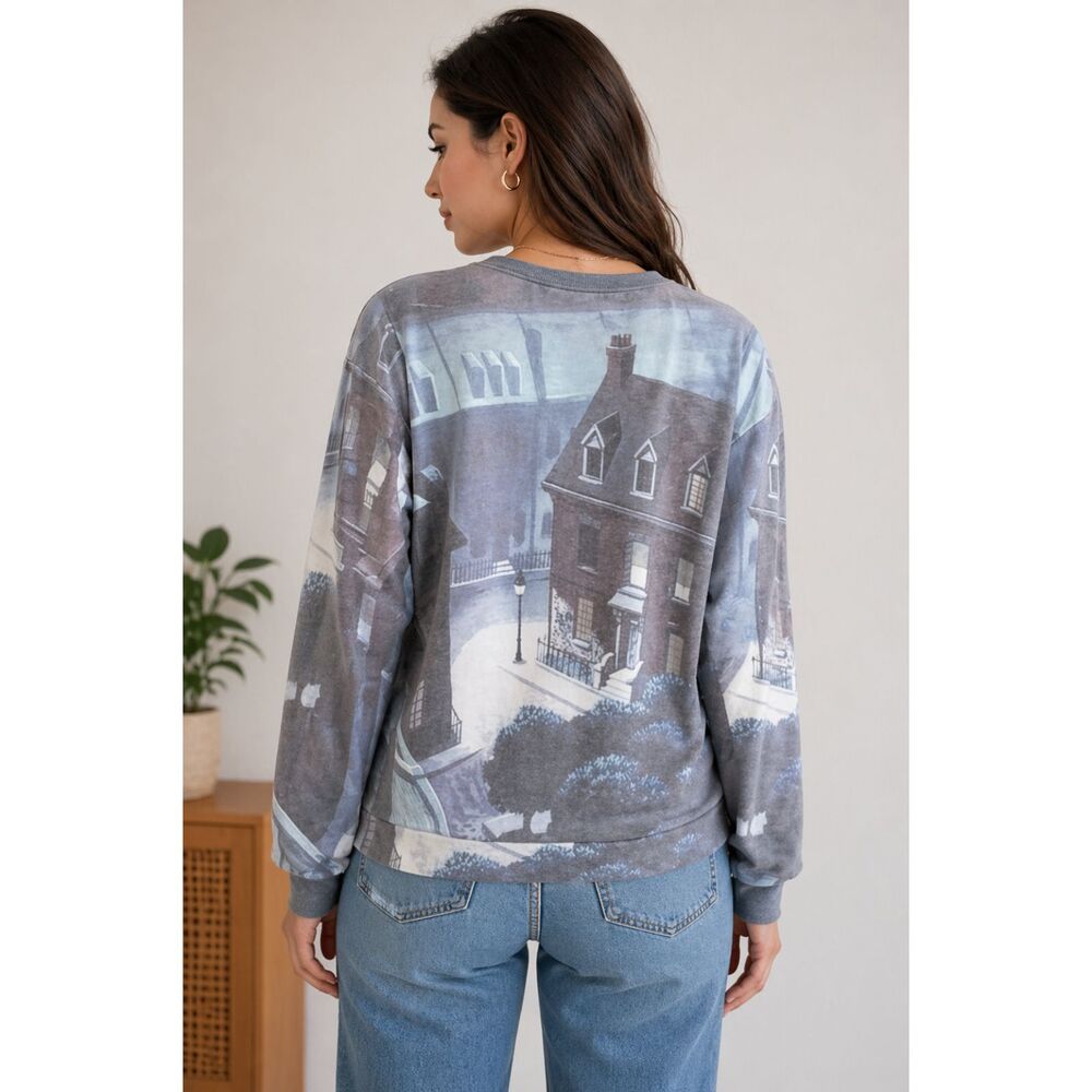 Disney Faded Neverland Kiss Long Sleeve Tee Peter Wendy Tinker Ball M